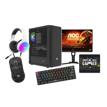 GAMING RUSH B BUNDLE BOX 2 PC GAMING BLD INTEL CORE i5-12400F GEFORCE RTX3050 6GB 16GB 16GB RAM DDR4/ 512GB SSD M.2 H610M COLER XILENCE A250 500W CASE FURY SHOBO SH4F BLACK