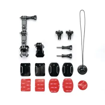 SET PER HELMETE INSTA 360/ HELMET MOUNT BONDLE BLACK