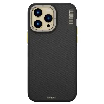 COVER PER IPHONE 15 PRO YOUNGKIT KVLCX03 YELLOW