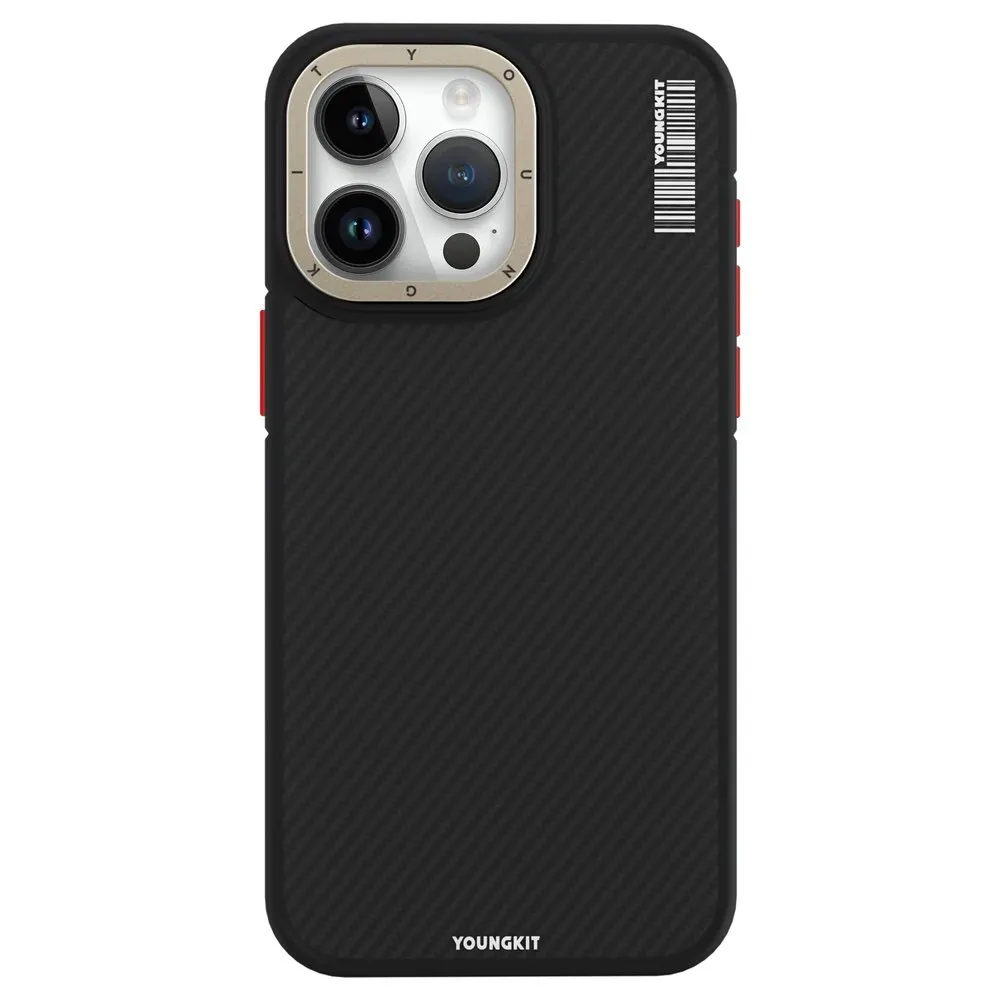 COVER PER IPHONE 15 PRO MAX YOUNGKIT KVLCX04 RED - 1