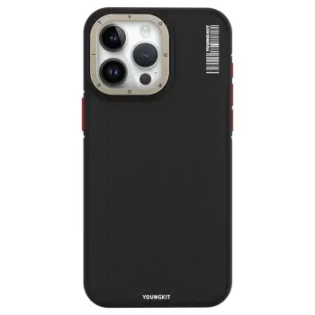 COVER PER IPHONE 15 PRO MAX YOUNGKIT KVLCX04 RED