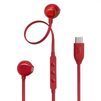 Kufje me kabllo USB-C JBL Tune 305C, e kuqe