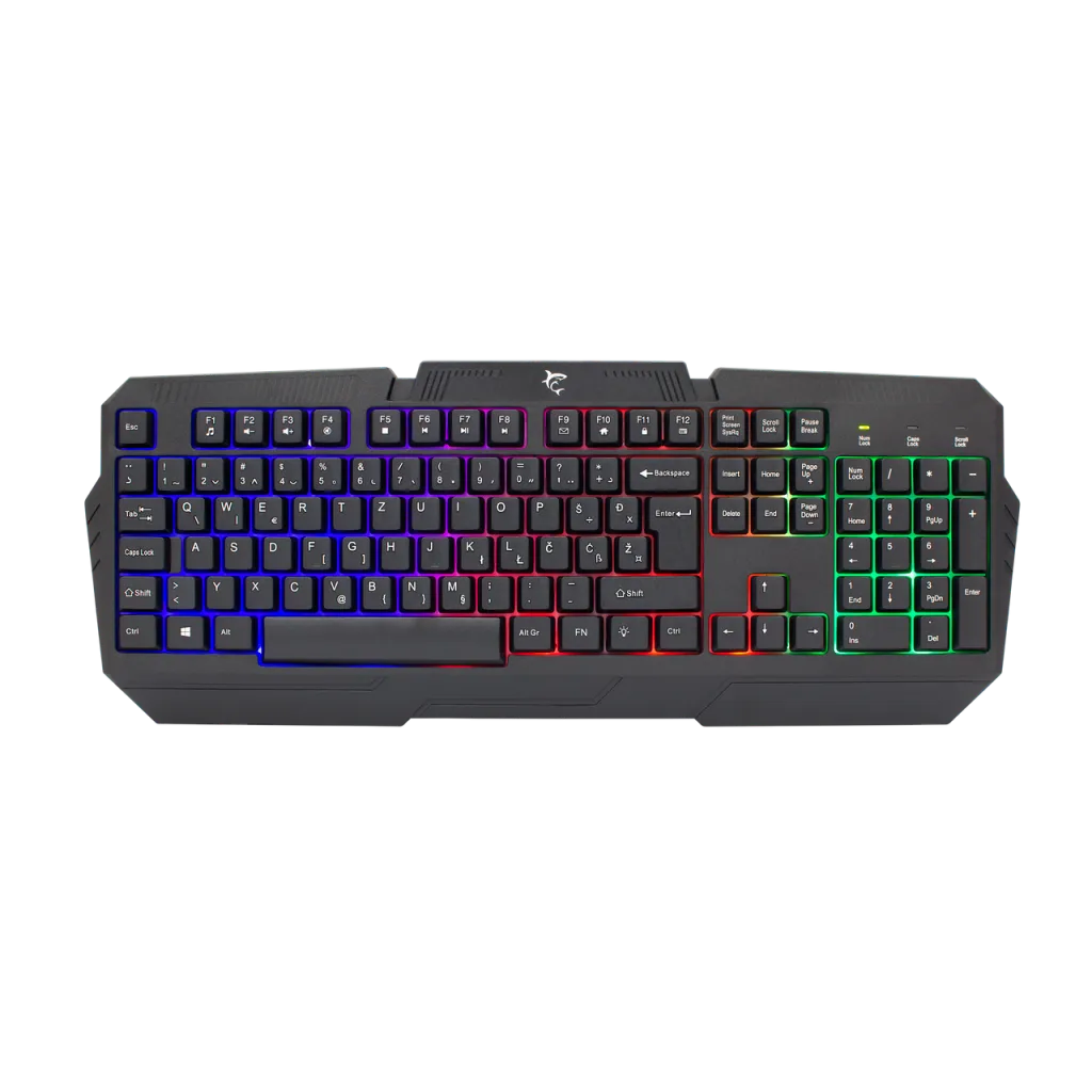 TASTIERE GAMING WHITE SHARK DAKOTA GK-2105 BLACK - 1