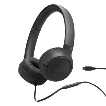 Kufje me kabllo JBL Tune 530C USB-C, Hi-Res Audio, Pure Bass, me mikrofon, të palosshme, zeza