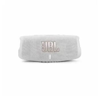 Altoparlant Bluetooth portativ JBL Charge 5, 40 W, Bluetooth 5.1, IP67, bateri 7500 mAh, i bardhë