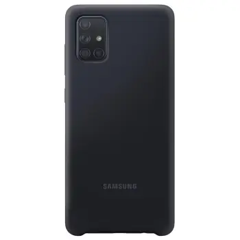 COVER SILICONE SAMSUNG A71 EF-PA715TBEGEU BLACK