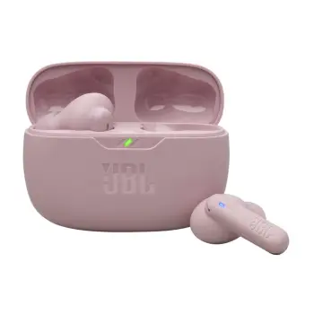 Kufje JBL Wave Beam 2, True Wireless, Bluetooth 5.3, ANC, 4 mikrofona, IP54, deri 40h, me kuti karikimi, rozë