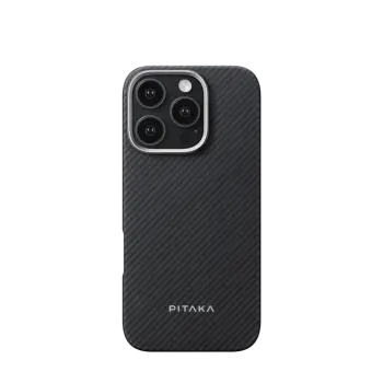 COVER PER APPLE IPHONE 16 PRO MAX PITAKA ULTRA SLIM MAGSAFE BLACK GRAY