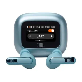 Kufje wireless JBL Live Beam 3, ANC, Smart Charging Case me touchscreen 1.45\", Bluetooth 5.3, IP55, blu