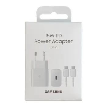 Karikues Samsung 15W EP-T1510X PD USB-C, Bardhë