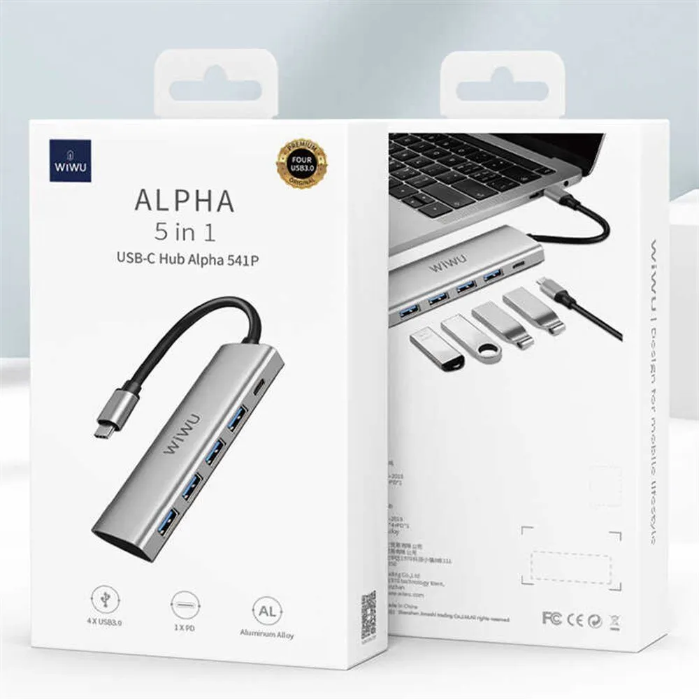 SHUMEZUES USB-C WIWU ALPHA 541P GREY - 4