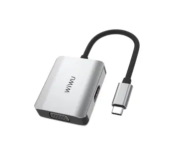 SHUMEZUES WIWU ALPHA 2 IN 1 A20VH USB-C HUB GREY