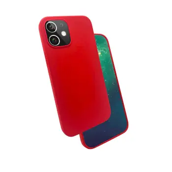 COVER SILICONE ZORE IP 12 6.1 RED