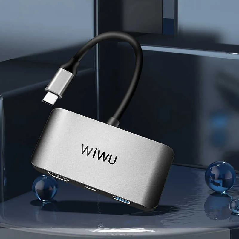 SHUMEZUES WIWU ALPHA 3 IN 1 C2H USB-C GREY - 2