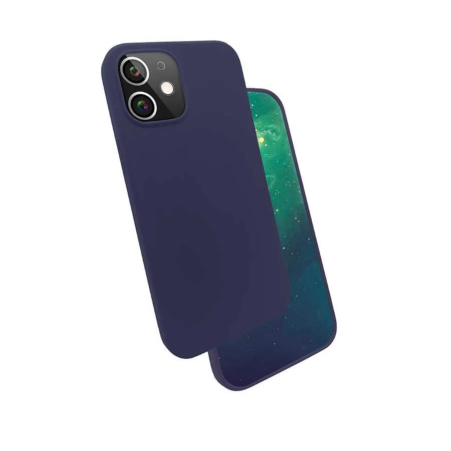 COVER SILICONE ZORE IP 12 MINI 5.4 DARK BLUE - 1