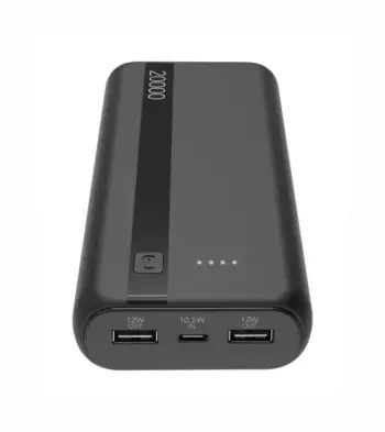 POWERBANK 20000 mAh CELLULARLINE PBENTRY20000K BLACK