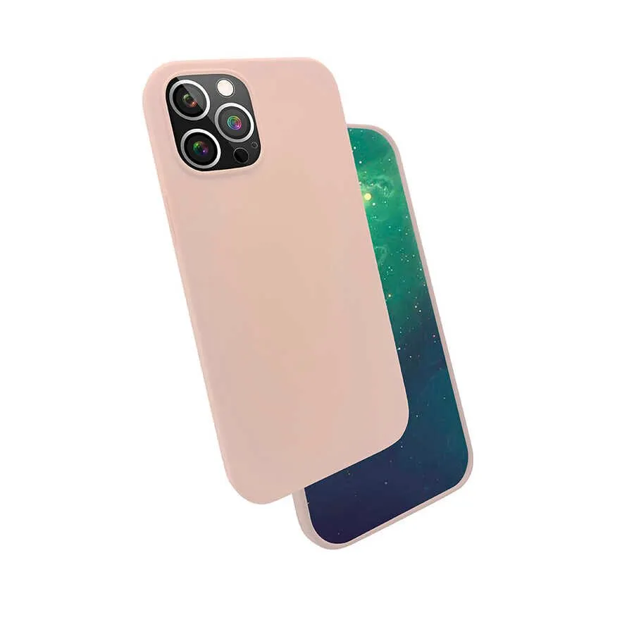 COVER SILICONE ZORE IP 12 PRO MAX 6.7 PINK - 1