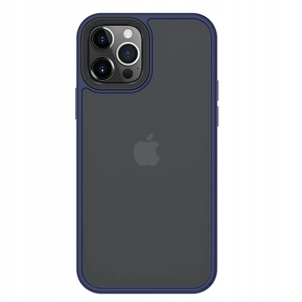 COVER HYBRID BENKS DROP RESISTANCE 1.5MM IPHONE 12 PRO MAX BLUE - 2