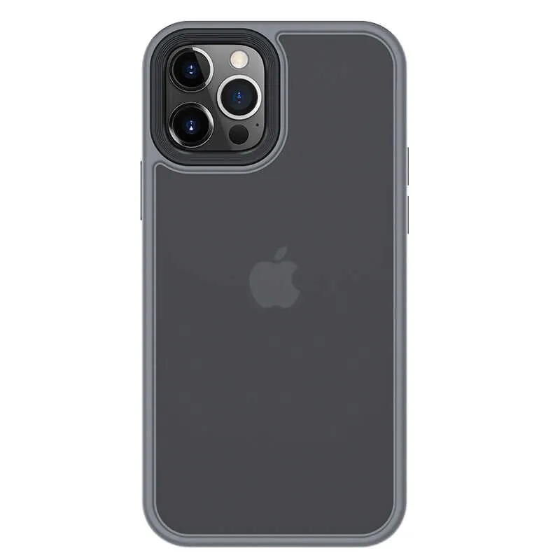 COVER HYBRID BENKS DROP RESISTANCE 1.5MM IPHONE 12 PRO MAX GREY - 2