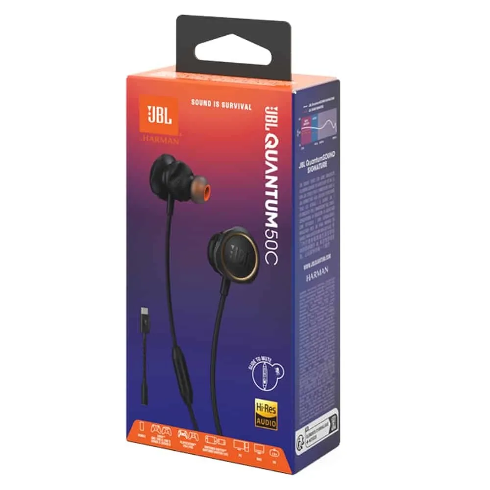 Kufje Me Kabëll JBL QUANTUM 50 C USB-C - 3