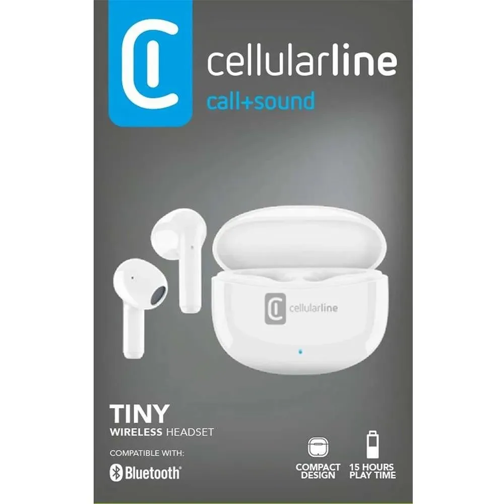KUFJE WIRELESS CELLULARLINE TINY TWS WHITE - 2