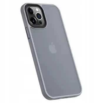 COVER HYBRID BENKS DROP RESISTANCE 1.5MM IPHONE 12/12 PRO GRAY