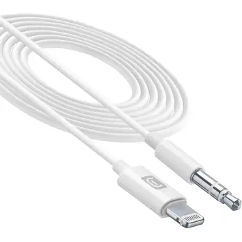 KABLLO AUX/ LIGHTNING CELLULARLINE AUXMUSICMFIW 1m WHITE