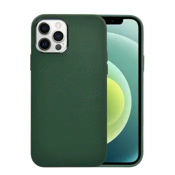 COVER WIWU CALFSKIN IPHONE 12/ 12 PRO 6.1 GREEN