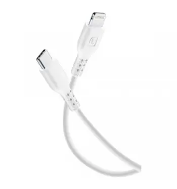 KABLLO LIGHTNING/ USB-C CELLULARLINE USBDATAC2LMFITABW 1.2m WHITE