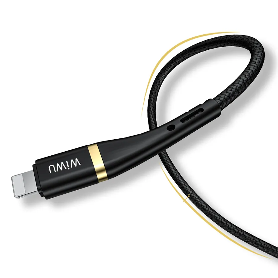 KABLLO LIGHTNING TYPE-C WIWU ED-103 2m BLACK - 2