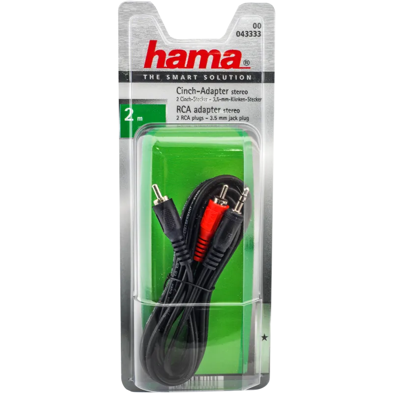 KABEL STEREO AUX 00043333 3.5MM 1.5M - 2