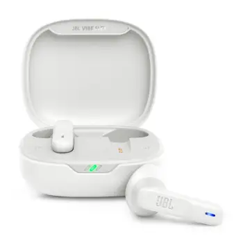 Kufje JBL Vibe Flex, Bluetooth 5.2, True Wireless, 32 orë bateri, IPX54, të bardha