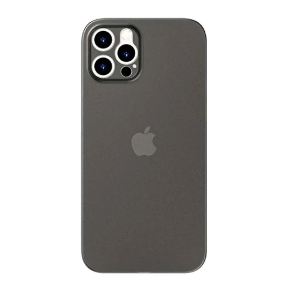 COVER WIWU SKIN NANO IPHONE 12 PRO MAX 6.7 TRANSPARENT BLACK - 2