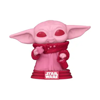 FIGURË FUNKO POP STAR WARS VALENTINES S2 GROGU WITH COOKIES 493