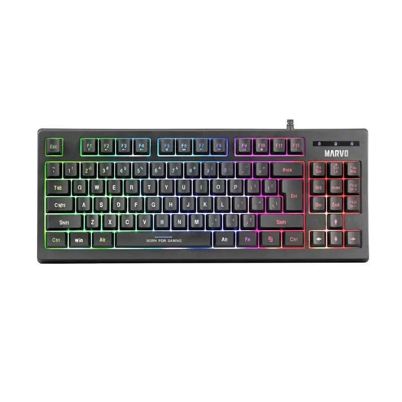 TASTIERE GAMING MARVO K607 RGB BLACK - 1