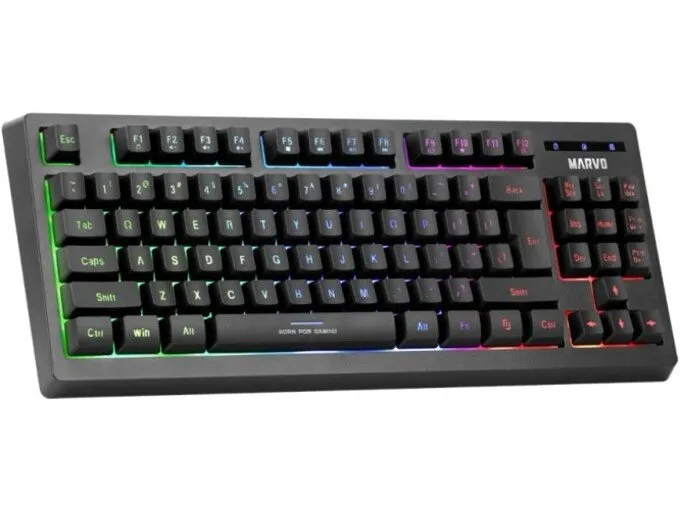 TASTIERE GAMING MARVO K607 RGB BLACK - 2