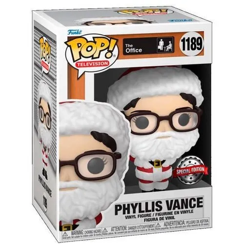 FIGURË FUNKO POP TELEVISION THE OFFIVE PHYLLIS VANCE AS SANTA 1189 - 2