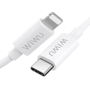 KABLLO TYPE-C LIGHTNING WIWU WP401 1.2m WHITE