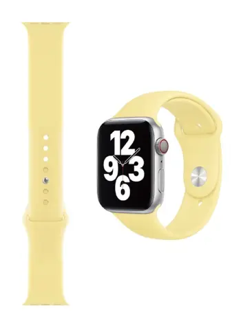 RRIP PER APPLE WATCH WIWU SILICONE 1-6/SE 42-44mm YELLOW