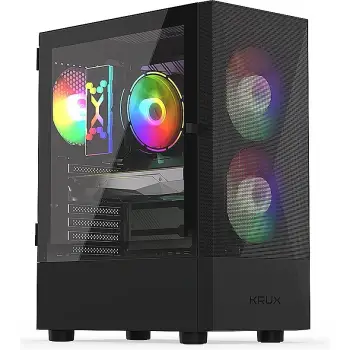PC GAMING BLD RYZEN 7 5700X3D GEFORCE RTX4060 8GB 16GB 16GB RAM DDR4/ 512GB SSD M.2 A520MHP COLER XILENCE A250 600W TR2 CASE KRUX BLACK