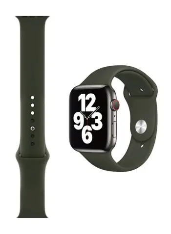 RRIP PER APPLE WATCH WIWU SILICONE 1-6/SE 38-40mm OLIVE
