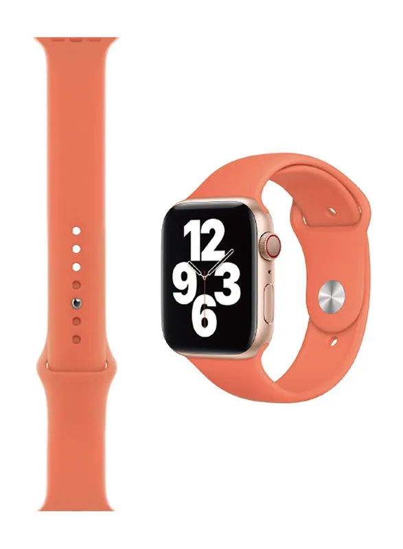 RRIP PER APPLE WATCH WIWU SILICONE 1-6/SE 38-40mm ORANGE - 1