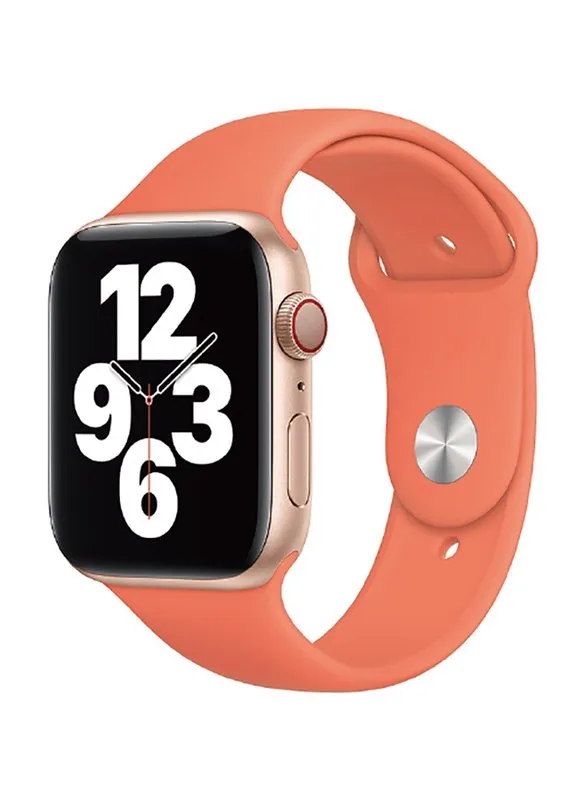 RRIP PER APPLE WATCH WIWU SILICONE 1-6/SE 38-40mm ORANGE - 3
