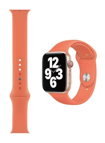 RRIP PER APPLE WATCH WIWU SILICONE 1-6/SE 38-40mm ORANGE