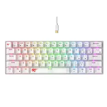 TASTIERE GAMING HAVIT KB903L WHITE