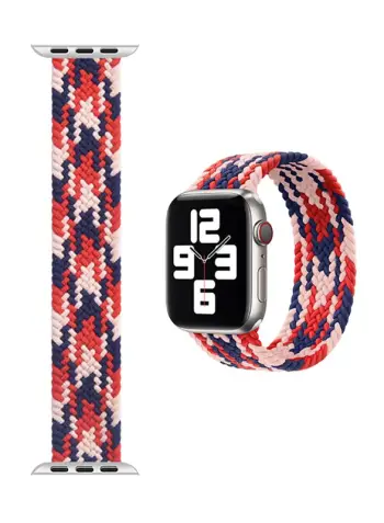 RRIP PER APPLE WATCH WIWU SOLO LOOP (M:130mm) 1-6/SE 38-40mm PINK RED DARK BLUE