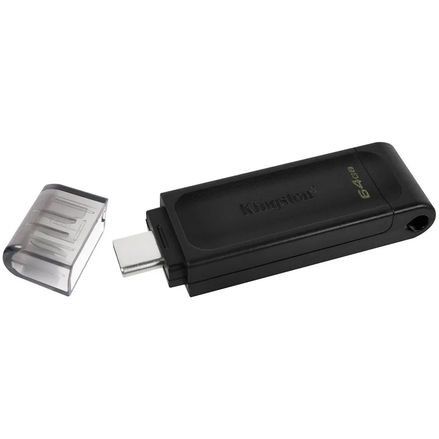 USB 64GB USB-C 3.2 Kingston DataTraveler 70 - 1