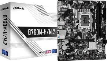 MOTHERBOARD MOT 1700 ASRock B760M-H/M.2 mATX 2xDDR5
