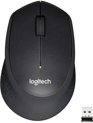 MOUSE LOGITECH M330 SILENT PLUS WIRELLES BLACK - 1