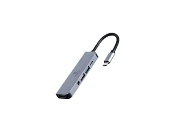 KONVERTER GEMBIRD A-CM-COMBO5-02 USB Type-C 5-in-1 multi-port